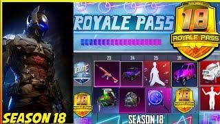 SEASON 18 LEAKS OF ROYAL PASS - S18 PUBG MOBILE | RP AND TIER REWARDS OF SEASON 18 ROYALE PASS