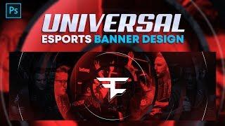 Ps Tutorial: Simplistic Esports Banner Design