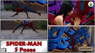 Bakies The Sims 4 Custom Content: Pose Pack - Spider-Man