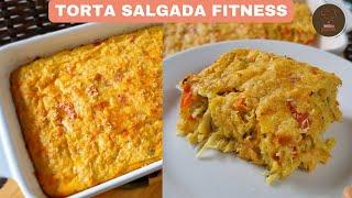 Torta FIT de Frango com massa de tapioca | saudável e rica em proteínas!