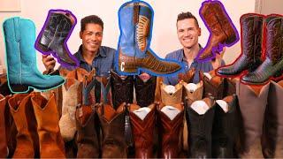 He Owns 60 Cowboy Boots; Here's his top 5