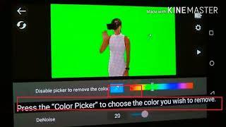 How to use green screen with Android phone Power Director