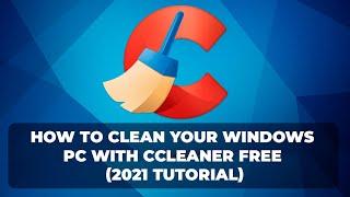 How to Deep Clean ANY Windows PC with CCleaner (free) - Working 2024