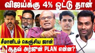 விஜய் செய்த சொதப்பல்... புலம்பிய பிரசாந்த் கிஷோர் - உடைக்கும் ரவீந்திரன் துரைசாமி | Aadhan News