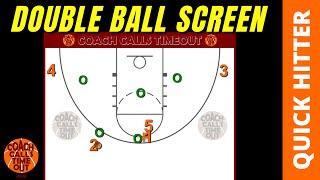 Offense vs 2-3 Zone - Double Ball Screens