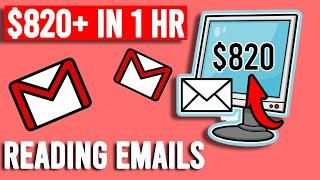 Earn $820+ By Reading Emails in 1 Hour (Make Money Online)