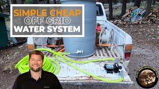 Simple, Cheap, Off Grid Water System - 12 volt