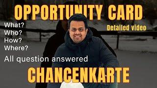 Opportunity card | Chancenkarte | How to apply | eligibility and Requirement |  Detailed video