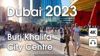 Dubai  Burj Khalifa City Centre [ 4K ] Walking Tour