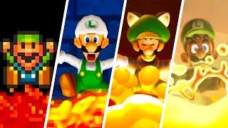 Evolution of Luigi Falling in Lava (1985-2024)