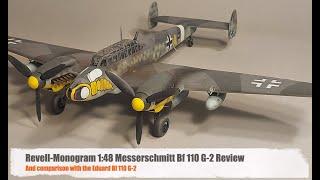 Revell 1:48 Messerschmitt  Bf 110 G Review - Compared to the Eduard Bf 110 G