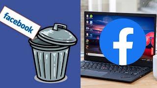 How To Delete Facebook Account Permanently Using PC [2021]