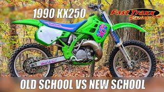 Old School 1990 KX250 vs New Bikes at GP Race