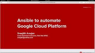 Using Ansible to Automate Google Cloud Platform