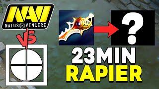 WTF FASTEST 200 IQ Rapier Build in Dota 2 History?! Na`Vi vs EXTREMUM - ESL One DPC CIS