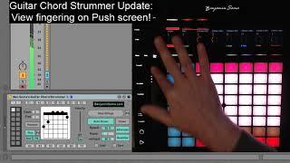 Guitar Chord Strummer Push Screen Update