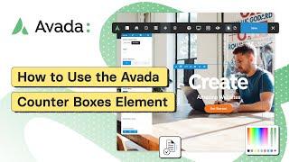 How to Use the Avada Counter Boxes Element