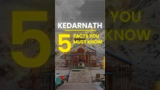 5 interesting facts about Kedarnath Temple that you must know. #kedarnathtemple #facts