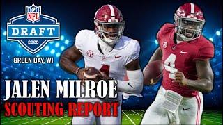 Jalen Milroe Draft Profile I 2025 NFL Draft Scouting Report & Preseason Analysis