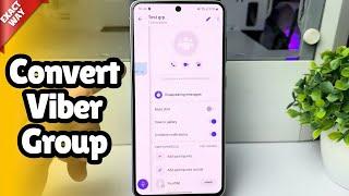 How to convert viber group to community (2025)