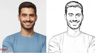 How to turn pencil sketch of an image in Photoshop 7 0/Photoshop tutorial