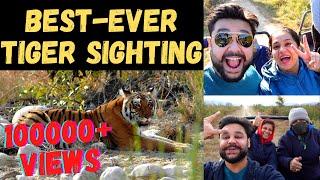 We spotted 6 Tigers in 1 Safari in Dhikala, Jim Corbett National Park, Faceoff with Tigers