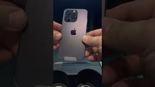 Deep Purple iPhone 14 Pro Unboxing! #Shorts #Apple #iphone14pro #purple