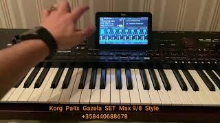 Korg Pa4x Gazela SET 2021 Max 9/8  Style