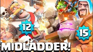 RAGING on MID-LADDER - Clash Royale