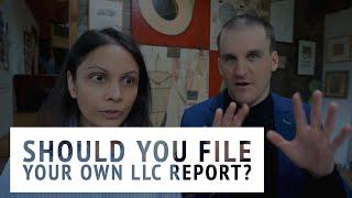 Should you file your own annual LLC report? (Wyoming LLC)