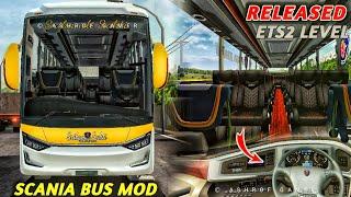 Released SCANIA LUXURY BUS MOD For BussidScania Bus Mod For Bussid | Bussid New Mods #bussidmod