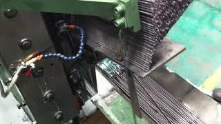 steel rod end threading machine threaded end rod making machine