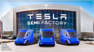 Something Weird Is Happening At Tesla's New Semi Factory..