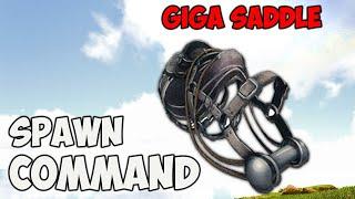 Giga Saddle ARK Spawn COMMAND | How To Summon GIGA SADDLE Ark CODE 2023