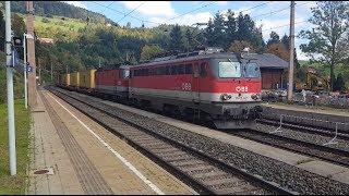 BAHNVERKEHR SEMMERINGBAHN BHF. BREITENSTEIN 9.10.2018 TEIL 1