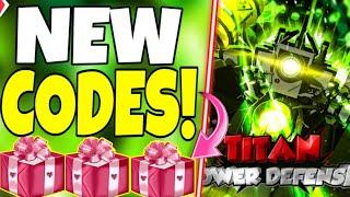  NEW CODES  TITAN TOWER DEFENSE CODES - ROBLOX TITAN TOWER DEFENSE CODES 2024