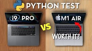 M1 MacBook vs Intel i9 MacBook Python Test