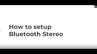 How to Setup Bluetooth Stereo on #MiSmartSpeaker.