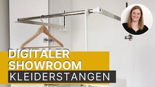 Kleiderstangen | Digitaler Showroom | meine möbelmanufaktur