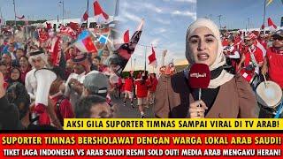 SHOLAWAT FANS TIMNAS VIRAL! Media Arab Sampai Katakan Hal Ini Lihat Aksi Suporter Timnas!