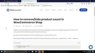 How to remove/hide product count in WooCommerce Shop?