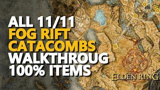 Fog Rift Catacombs Walkthrough 100% All Items Elden Ring