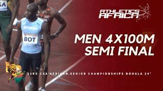 BOTSWANA  38.19 NR | DOUALA 24 - 23rd African Athletics Senior Championships / Men’s 4x100m S/F 1