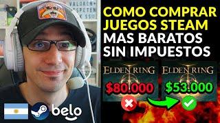 COMO COMPRAR JUEGOS EN STEAM MAS BARATOS SIN IMPUESTOS CON DOLAR CRIPTO CON BELO ARGENTINA 2025