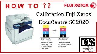 How To Colour Calibration Fuji Xerox SC2020 in 3 Minutes