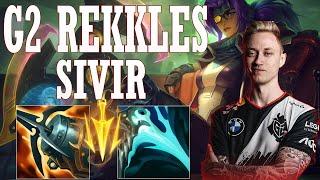 G2 REKKLES SIVIR ADC GAMEPLAY + [LIVE STREAMING] | Patch 11.12 / Season 11 #LeagueOfLegends