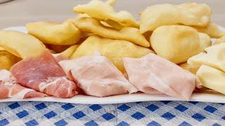 GNOCCO FRITTO o CRESCENTINE  FATTO IN CASA SENZA STRUTTO | Italian Fried dumpling without lard