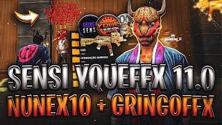 PACK DE SENSI YQUEFFX 11.0  PACK SENSI GRINGOFFX - SENSI NUNEX10 - SENSIBILIDADE -NOVA ATUALIZAÇÃO!