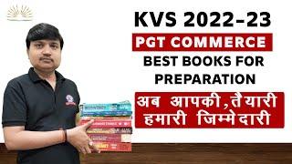 KVS 2022-23 | PGT Commerce | Best Books & Strategy