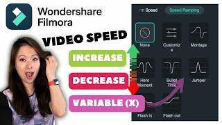 How to Increase the Speed of Video in Filmora 14 | AI Portrait Cutout